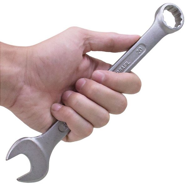 Chave Combinada 20 mm Tramontina Basic c/ Corpo em Aço Especial Cromado