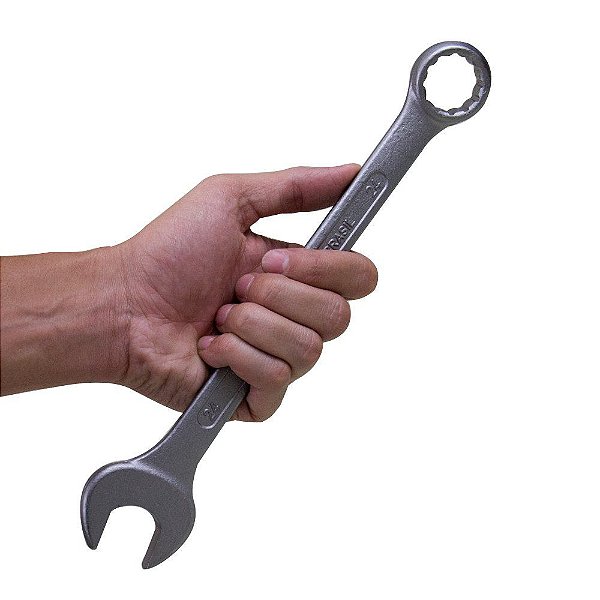 Chave Combinada 24 mm Tramontina Basic c/ Corpo em Aço Especial Cromado
