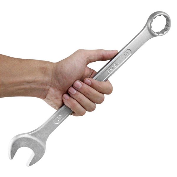 Chave Combinada 30 mm Tramontina Basic c/ Corpo em Aço Especial Cromado