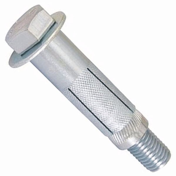Chumbador 1/4 X 2" Com Parafuso - Cba / Cb / Cbt - Aço Zincado