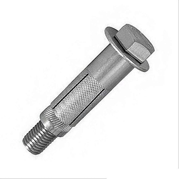 Chumbador 5/16 X 2.1/4 Com Parafuso - Cba / Cb / Cbt - Aço Zincado