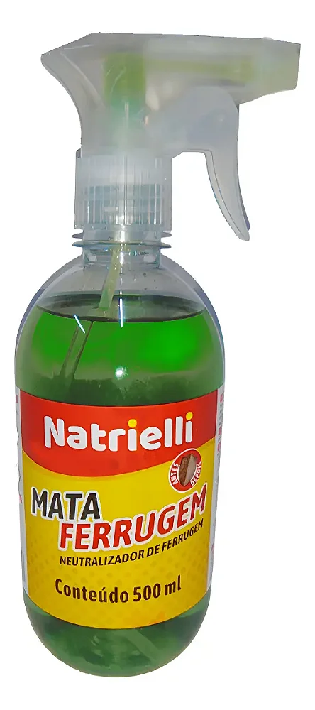 Mata Ferrugem Natrielli 500ml Neutralizador De Ferrugem