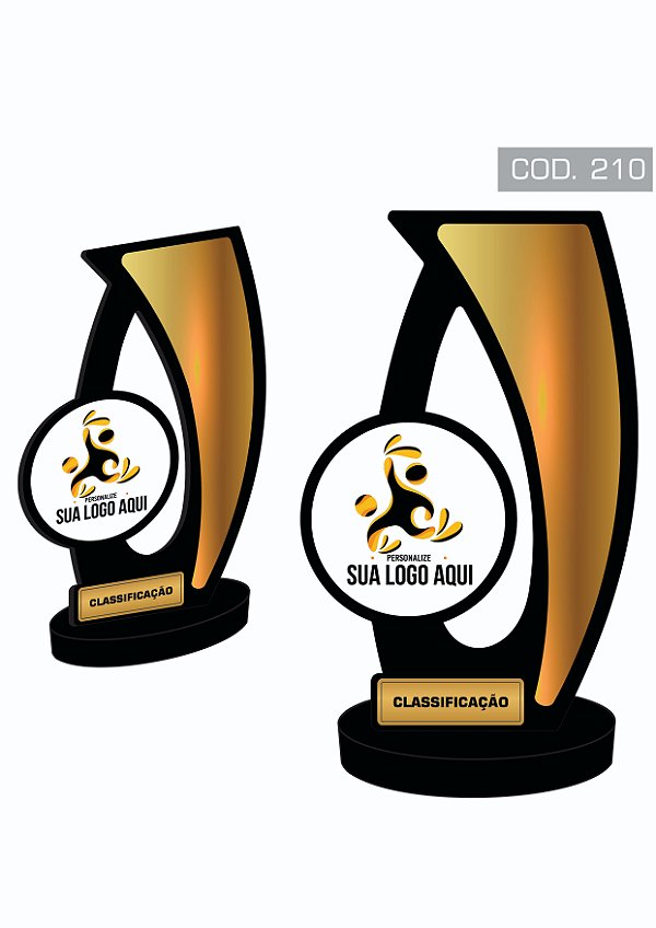 Troféu MDF Personalizável