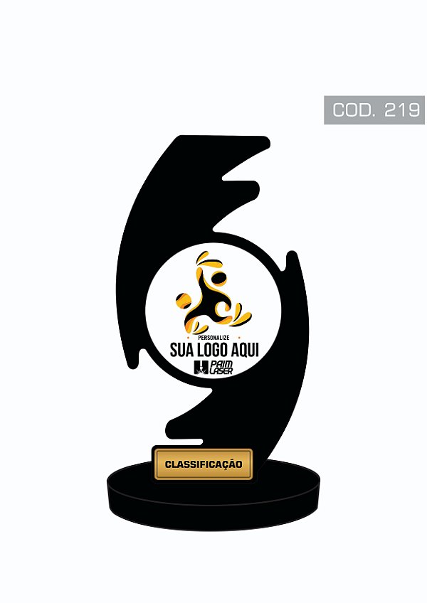 Troféu MDF Personalizável