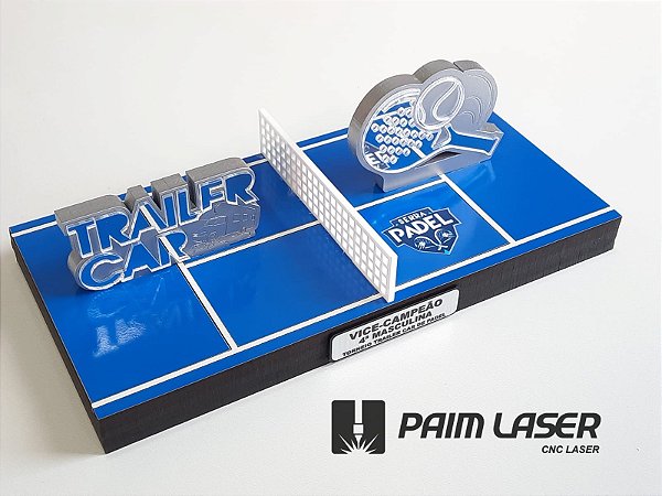 Troféu MDF Quadra de  Tênis