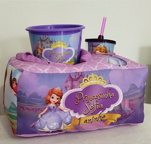 Almofada Cineminha Com Balde e Copo
