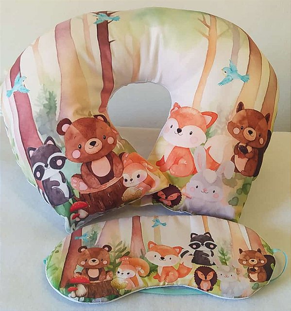 Almofada de Pescoço com Tapa Olho