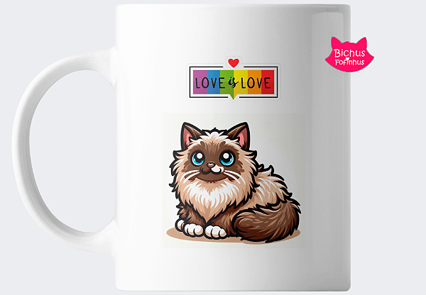 Caneca "love is love" Pride