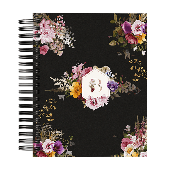 Planner: Alfabeto Preto A-Z