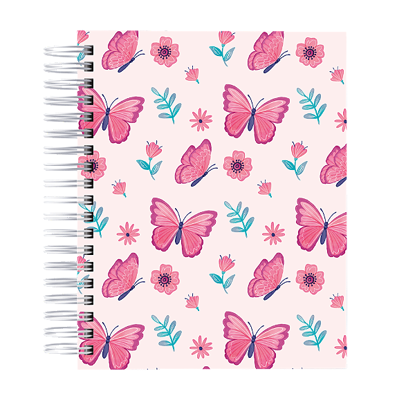 Planner: Borboleta Rosa