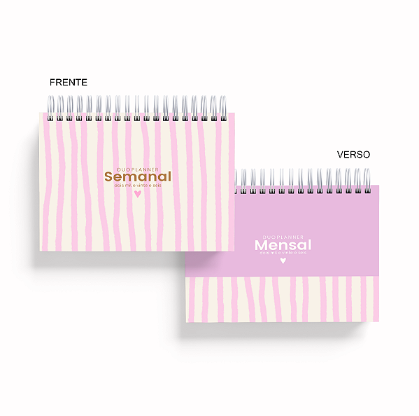 Duo Planner - Listras Rosa