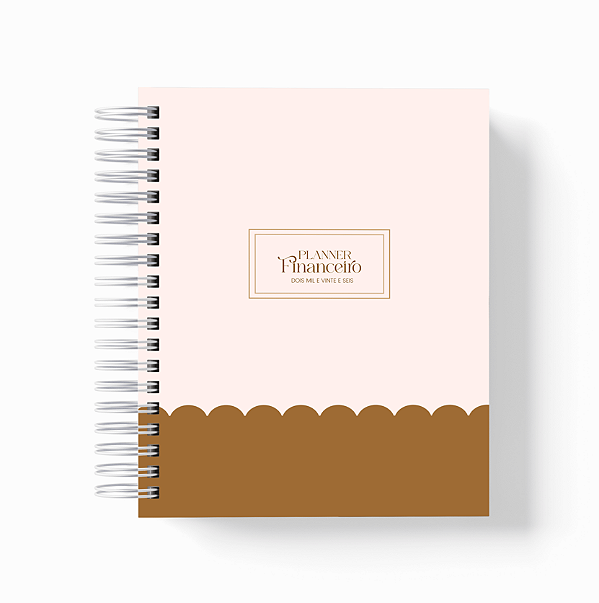 Planner Financeiro - Ondas Marrom