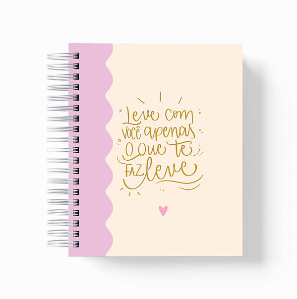 Caderno Pautado - Leve com Você