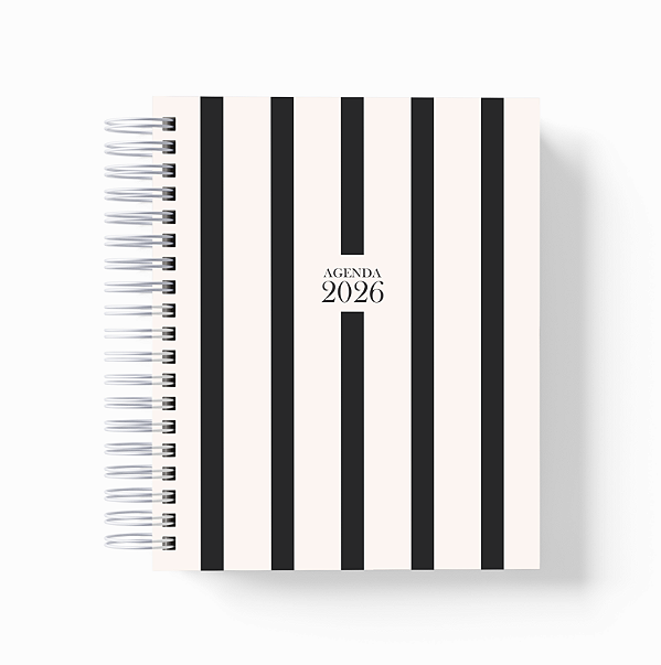 Agenda Neutra - Listras Preta