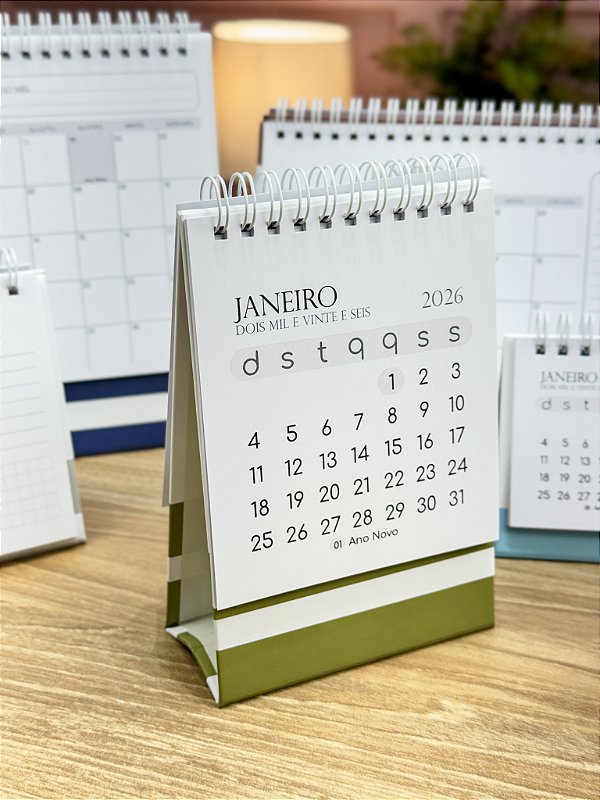 Calendário P | A6 Neutro Vertical