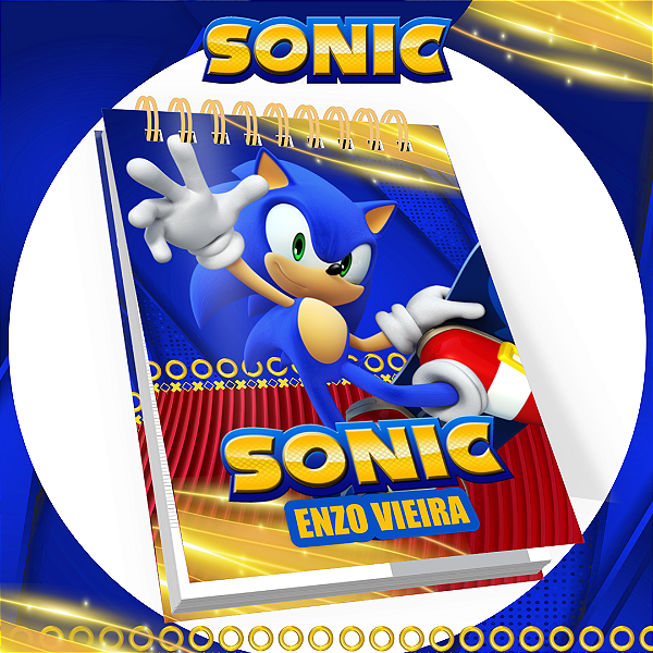 Bloco de Anotações - Sonic