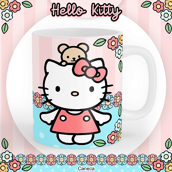 Caneca de Porcelana - Hello Kitty