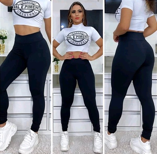 Calça Legging Flanelada