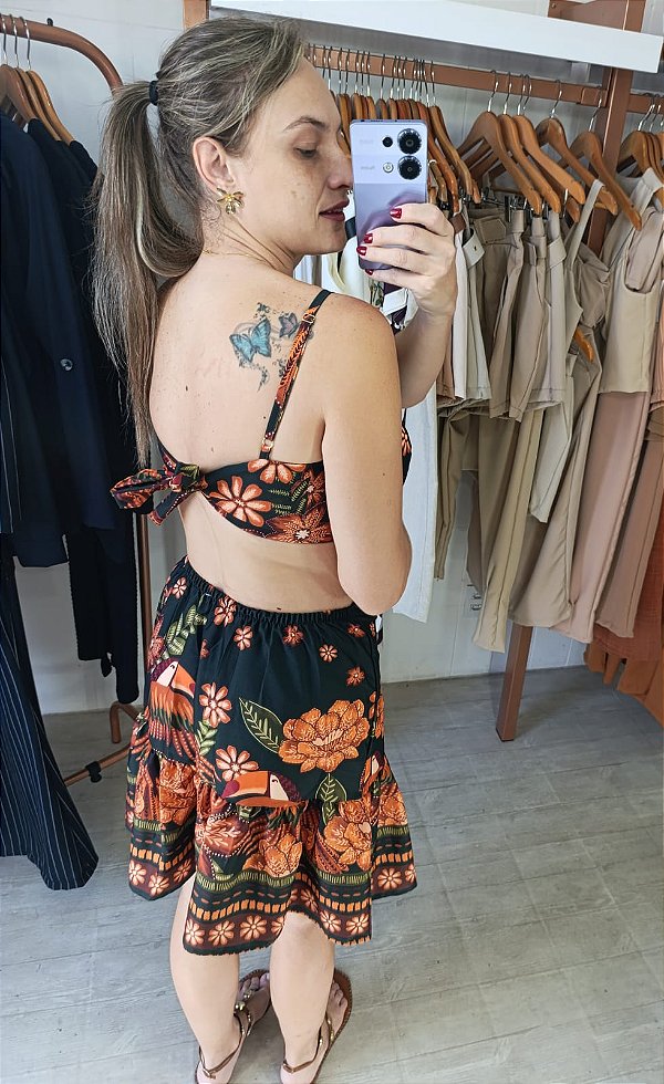 Vestido Tropical Verde