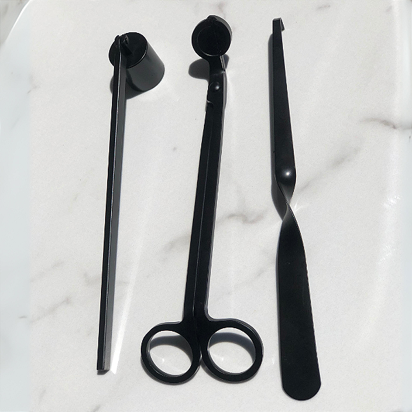Conjunto de acessórios para velas