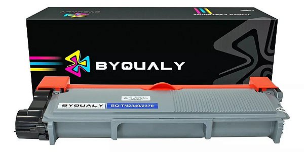 TONER COMPATÍVEL COM BROTHER TN2340 2370 PRETO BYQUALY 2.6K
