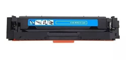TONER COMPATÍVEL COM HP CF414A COM CHIP CIANO PREMIUM 2.1K