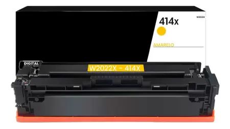TONER COMPATÍVEL COM HP CF414X COM CHIP AMARELO BYQUALY 6K
