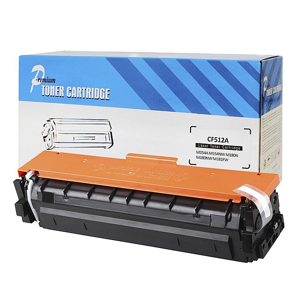 TONER COMPATÍVEL COM HP CF512A AMARELO PREMIUM 0.9K