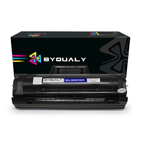 TONER COMPATÍVEL COM XEROX PH E WC 3020 3025 PRETO BYQUALY 1.5K