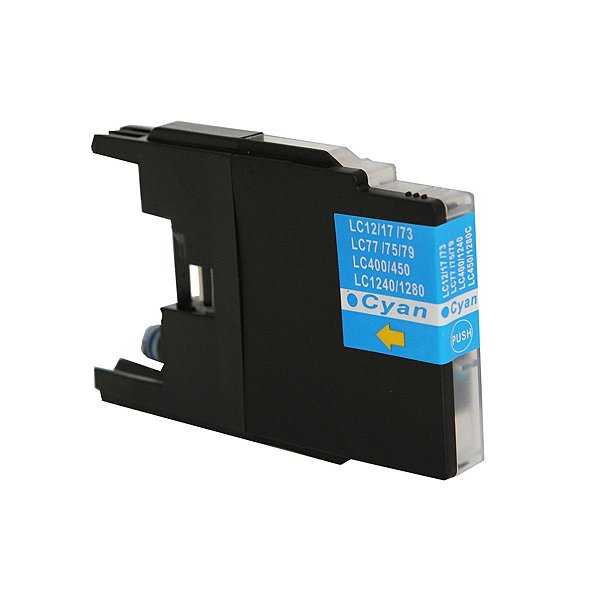 CARTUCHO DE TINTA COMPATÍVEL COM BROTHER BLC 16 38 65 67 110 980 990 39 975 985HY CIANO NEUTRO 13ML