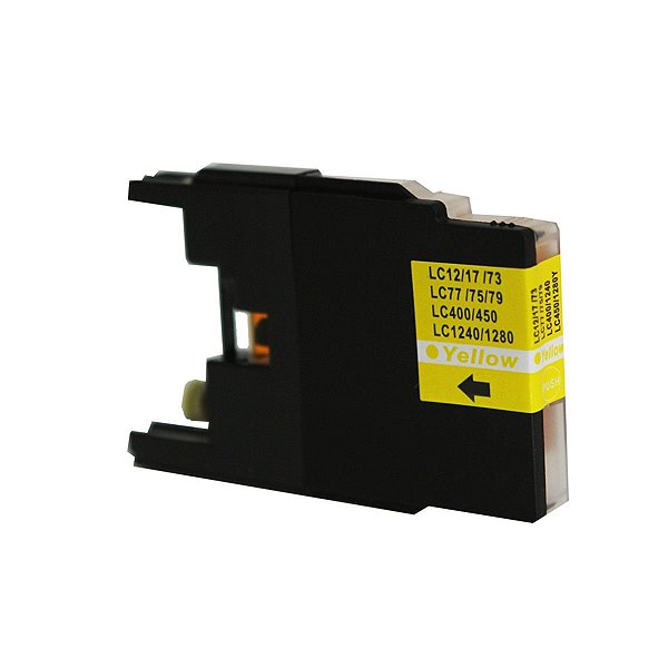 CARTUCHO DE TINTA COMPATÍVEL COM BROTHER BLC 16 38 65 67 1100 980 990 39 975 985HY AMARELO NEUTRO 13ML