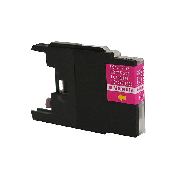 CARTUCHO DE TINTA COMPATÍVEL COM BROTHER BLC 16 38 65 67 1100 980 990 39 975 985HY MAGENTA NEUTRO 13ML