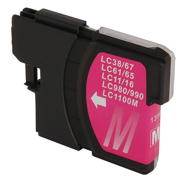 CARTUCHO DE TINTA COMPATÍVEL COM BROTHER BLC 61 38 67 MAGENTA NEUTRO 13ML