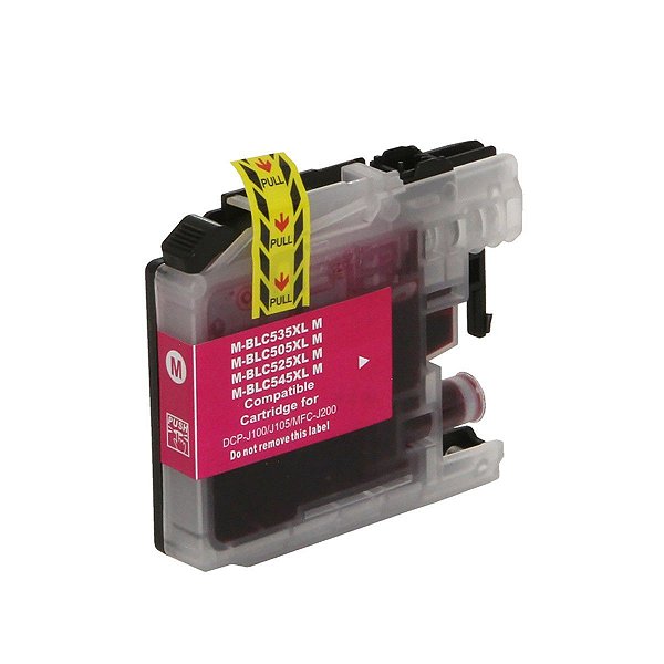 CARTUCHO DE TINTA COMPATÍVEL COM BROTHER BLC505XL MAGENTA NEUTRO 11ML
