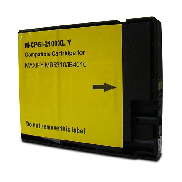 CARTUCHO DE TINTA COMPATÍVEL COM CANON PG2100XL AMARELO NEUTRO 25ML