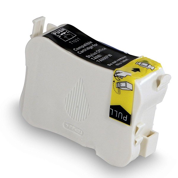 CARTUCHO DE TINTA COMPATÍVEL COM EPSON T1031 BK PRETO NEUTRO 28ML