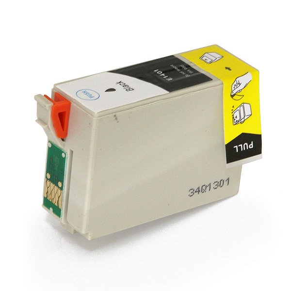 CARTUCHO DE TINTA COMPATÍVEL COM EPSON T1401 BK PRETO NEUTRO 28 ML
