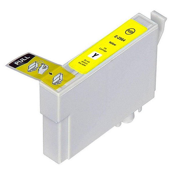 CARTUCHO DE TINTA COMPATÍVEL COM EPSON T2964Y AMARELO NEUTRO 13ML
