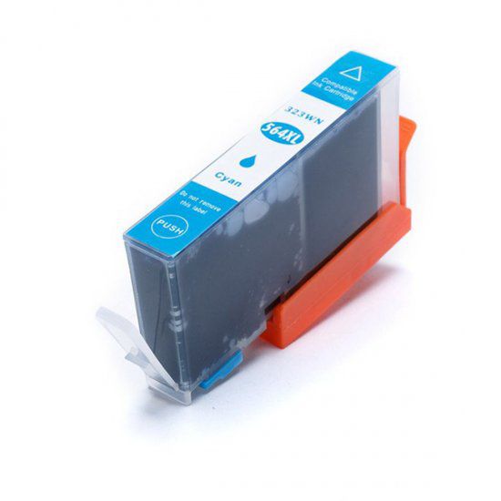 CARTUCHO DE TINTA COMPATÍVEL COM HP 564XL CIANO IMPORTADO 14,5ML