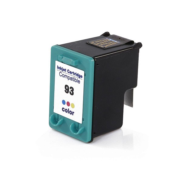 CARTUCHO DE TINTA COMPATÍVEL COM HP 93 COLORIDO MICROJET 10ML