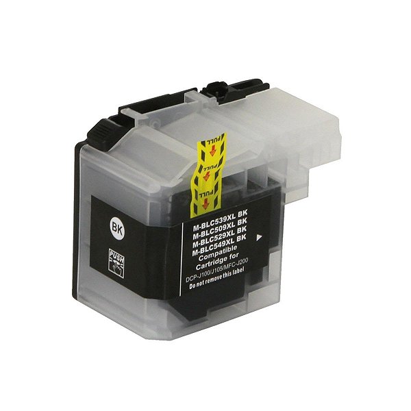 CARTUCHO DE TINTA COMPATÍVEL COM BROTHER LC509 PRETO MICROJET 50ML