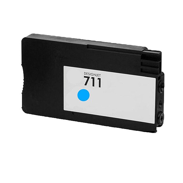 CARTUCHO DE TINTA COMPATÍVEL COM HP 711 CIANO MICROJET 28ML