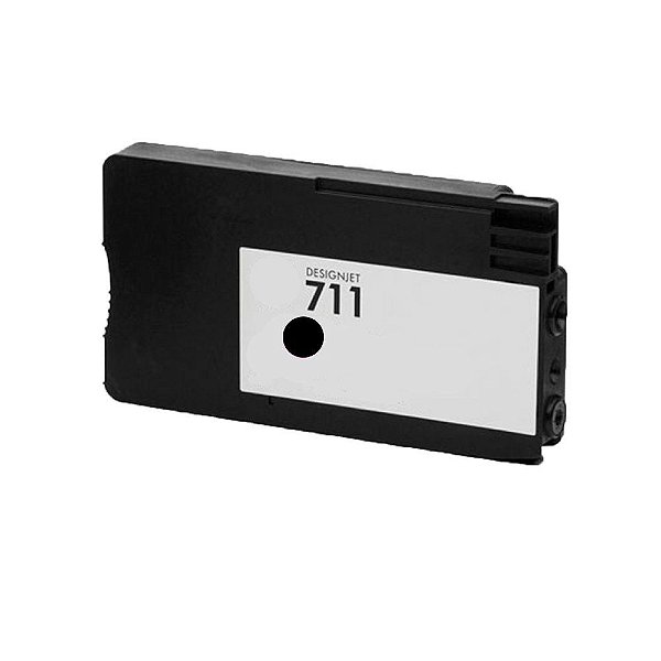 CARTUCHO DE TINTA COMPATÍVEL COM HP 711 PRETO MICROJET 38ML
