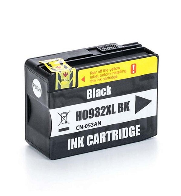 CARTUCHO DE TINTA COMPATÍVEL COM HP H0932XL BK PRETO NEUTRO 33ML
