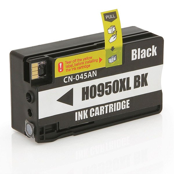 CARTUCHO DE TINTA COMPATÍVEL COM HP H0950XL BK PRETO NEUTRO 80ML