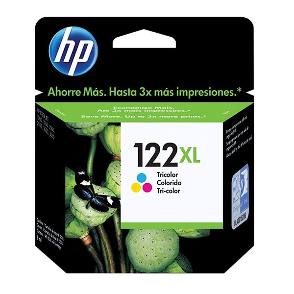 CARTUCHO DE TINTA ORIGINAL HP 122XL COLORIDO 7,5ML