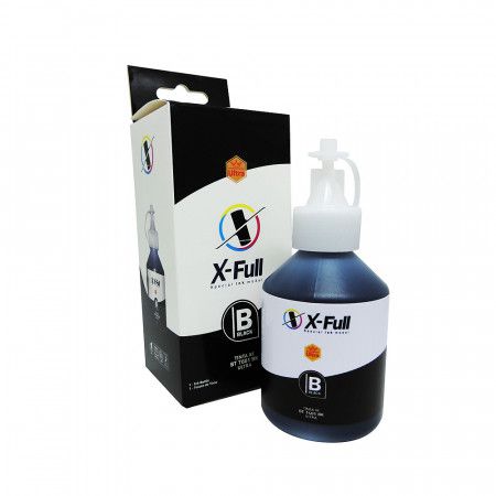 REFIL DE TINTA COMPATÍVEL COM BROTHER T601BK PRETO X-FULL 100ML