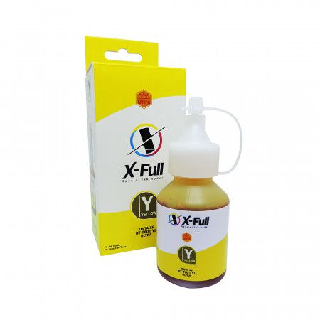 REFIL DE TINTA COMPATÍVEL COM BROTHER T601Y AMARELO X-FULL 50ML