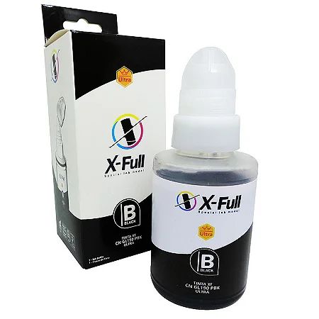 REFIL DE TINTA COMPATÍVEL COM CANON GI190BK CORANTE PRETO X-FULL 135ML