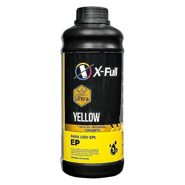 REFIL DE TINTA COMPATÍVEL COM EPSON UNIVERSAL Y CORANTE AMARELO X-FULL 1L